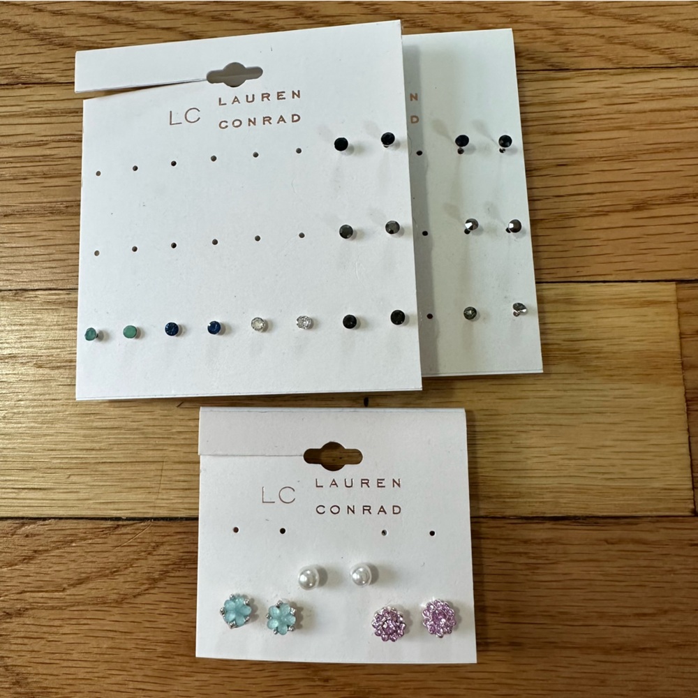 Bundle of LC Lauren Conrad Stud Earrings
